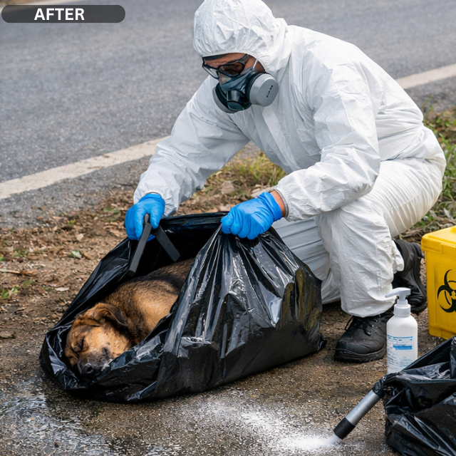 After Dead Dog Removal